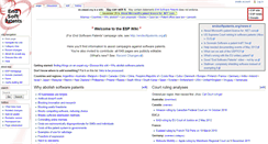 Desktop Screenshot of en.swpat.org